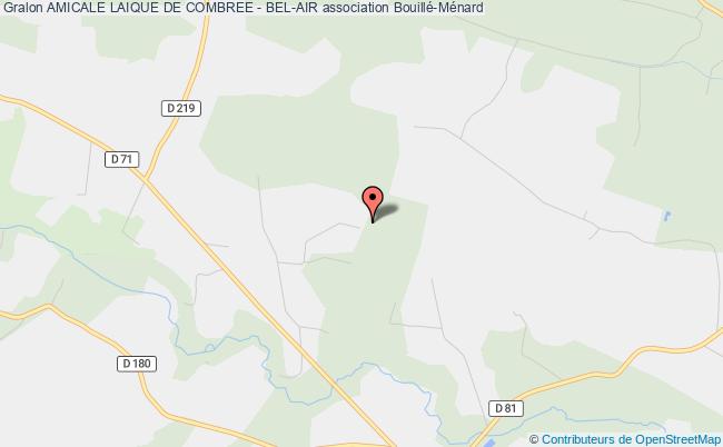 plan association Amicale Laique De Combree - Bel-air Ombrée d'Anjou