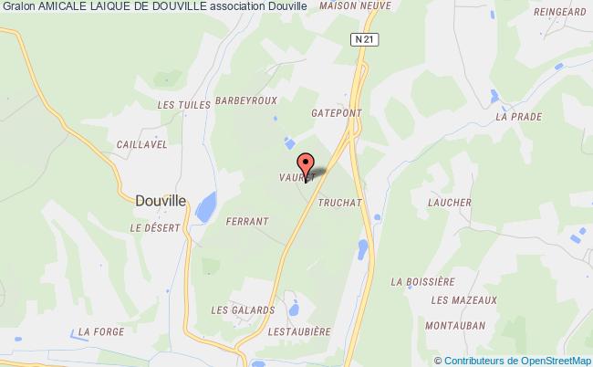 plan association Amicale Laique De Douville Douville