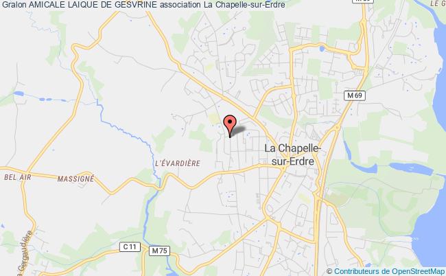 plan association Amicale Laique De Gesvrine La    Chapelle-sur-Erdre