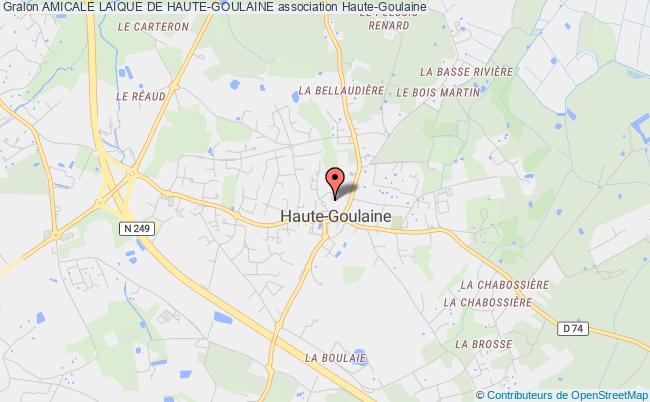 plan association Amicale Laique De Haute-goulaine Haute-Goulaine