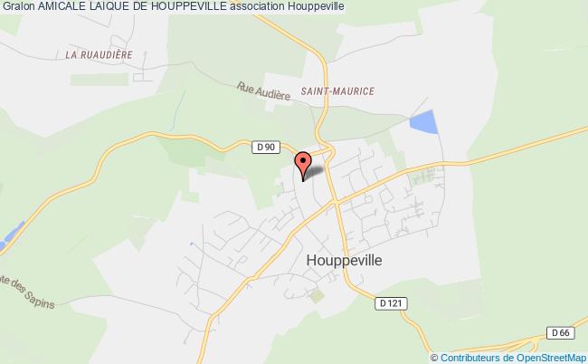 plan association Amicale Laique De Houppeville Houppeville
