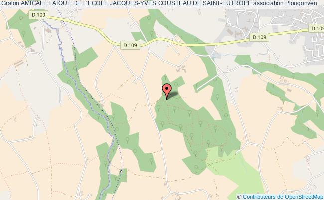 plan association Amicale LaÏque De L'ecole Jacques-yves Cousteau De Saint-eutrope Plougonven