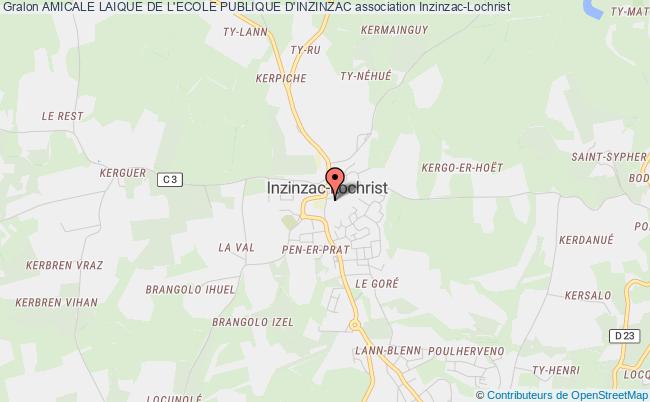 plan association Amicale Laique De L'ecole Publique D'inzinzac Inzinzac-Lochrist