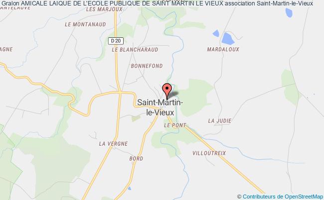 plan association Amicale Laique De L'ecole Publique De Saint Martin Le Vieux Saint-Martin-le-Vieux