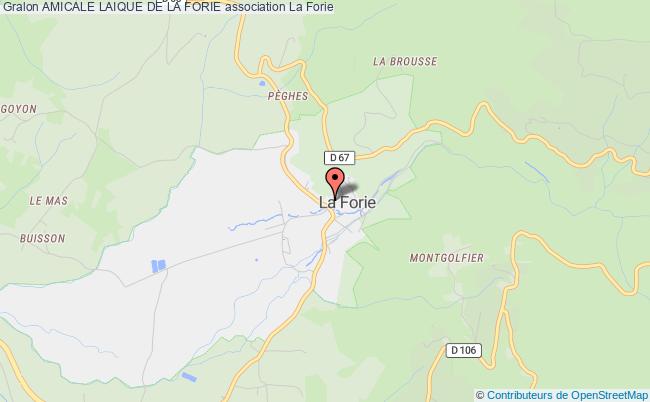 AMICALE LAIQUE DE LA FORIE