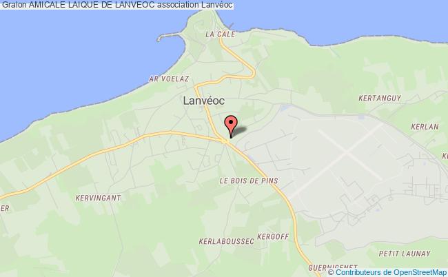 plan association Amicale Laique De Lanveoc Lanvéoc