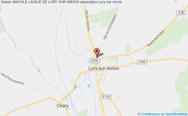 plan association Amicale Laique De Lury Sur Arnon Lury-sur-Arnon