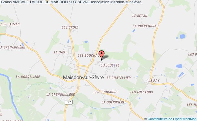 plan association Amicale Laique De Maisdon Sur Sevre Maisdon-sur-Sèvre