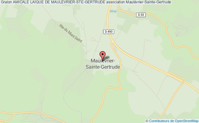 plan association Amicale LaÏque De MaulÉvrier-ste-gertrude Maulévrier-Sainte-Gertrude