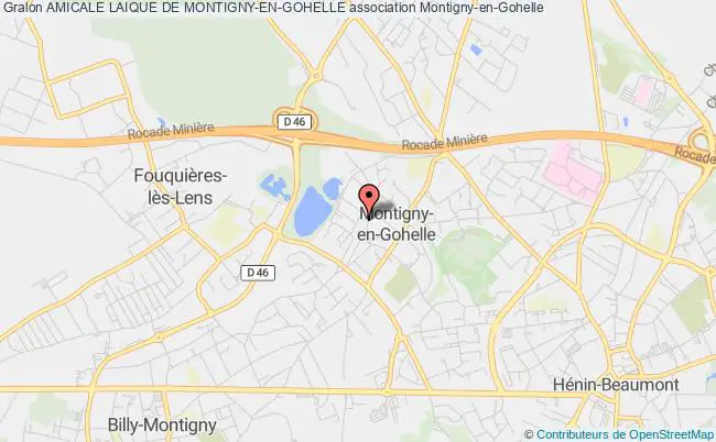 plan association Amicale Laique De Montigny-en-gohelle Montigny-en-Gohelle