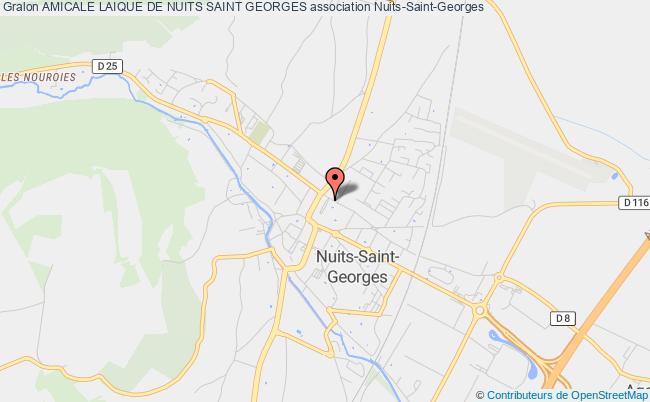 plan association Amicale Laique De Nuits Saint Georges Nuits-Saint-Georges
