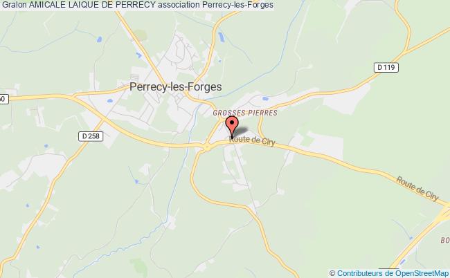 plan association Amicale Laique De Perrecy Perrecy-les-Forges