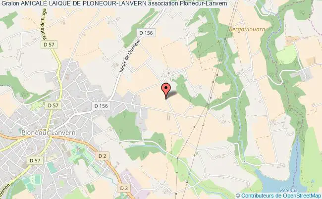plan association Amicale Laique De Ploneour-lanvern Plonéour-Lanvern