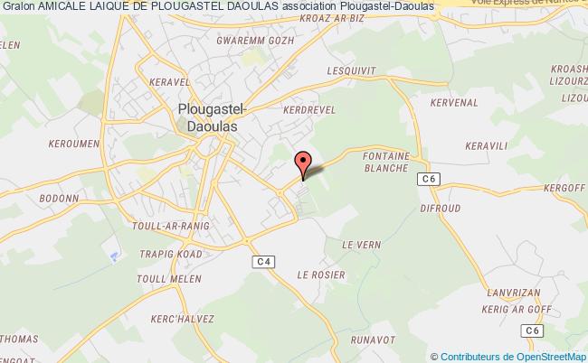plan association Amicale Laique De Plougastel Daoulas Plougastel-Daoulas