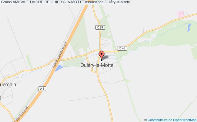 plan association Amicale Laique De Quiery-la-motte Quiéry-la-Motte