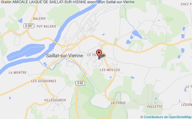 plan association Amicale Laique De Saillat-sur-vienne Saillat-sur-Vienne