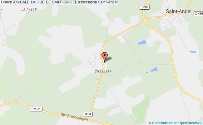 plan association Amicale Laique De Saint-angel Saint-Angel