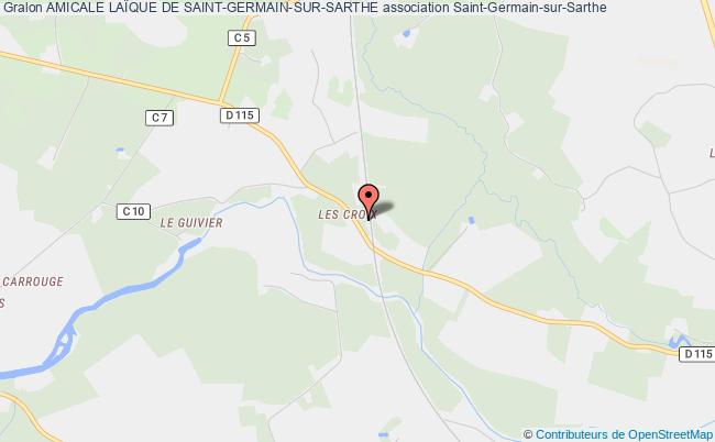 plan association Amicale LaÏque De Saint-germain-sur-sarthe Saint-Germain-sur-Sarthe