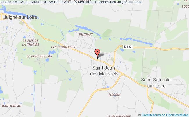 plan association Amicale Laique De Saint-jean Des Mauvrets Les Garennes-sur-Loire