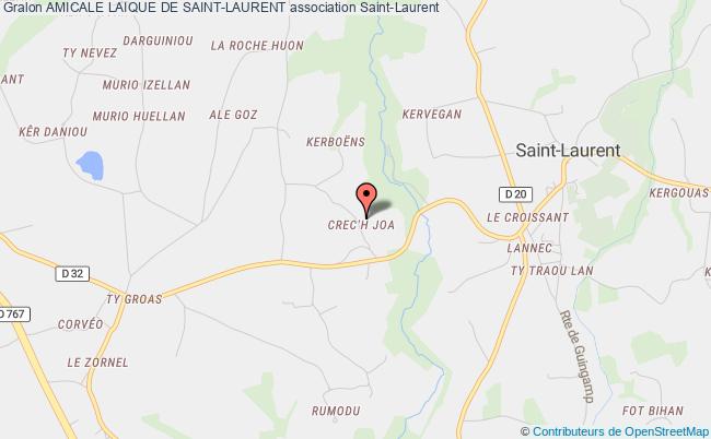 plan association Amicale Laique De Saint-laurent Saint-Laurent