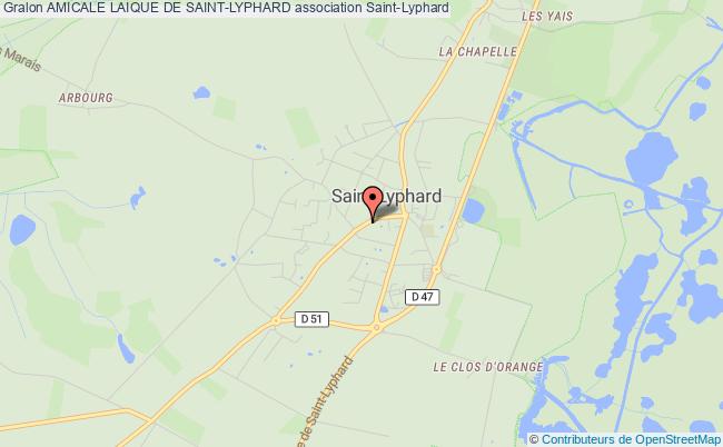 plan association Amicale Laique De Saint-lyphard Saint-Lyphard