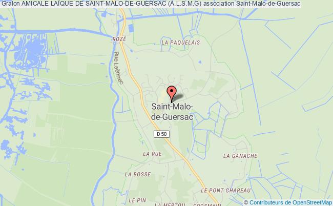 plan association Amicale LaÏque De Saint-malo-de-guersac (a.l.s.m.g) Saint-Malo-de-Guersac