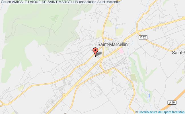 plan association Amicale Laique De Saint-marcellin Saint-Marcellin