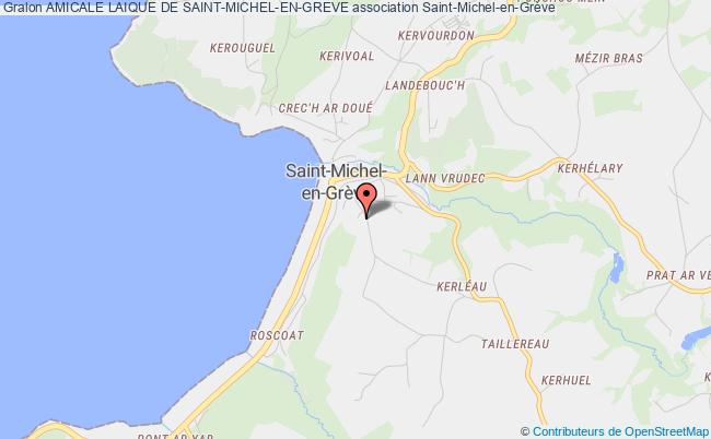 plan association Amicale Laique De Saint-michel-en-greve Saint-Michel-en-Grève