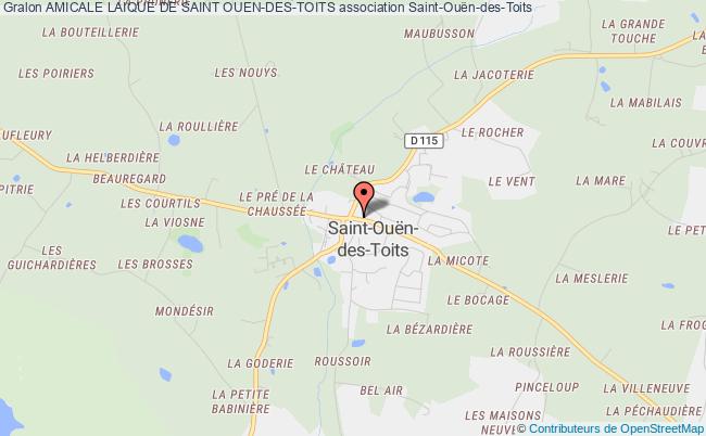plan association Amicale Laique De Saint Ouen-des-toits Saint-Ouën-des-Toits