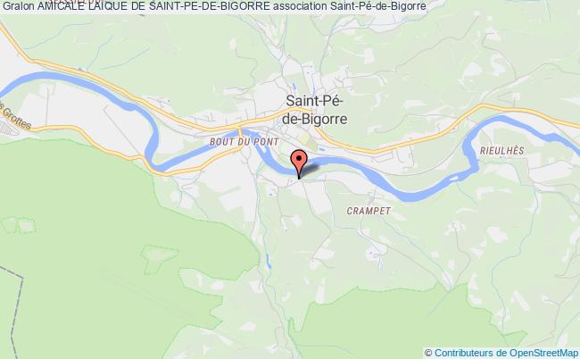 plan association Amicale Laique De Saint-pe-de-bigorre Saint-Pé-de-Bigorre