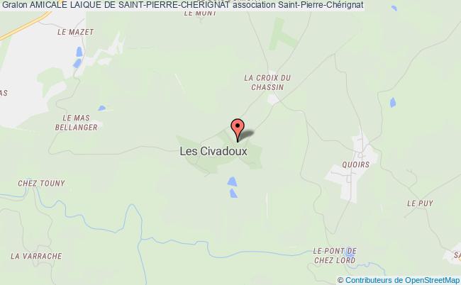 plan association Amicale Laique De Saint-pierre-cherignat Saint-Pierre-Chérignat
