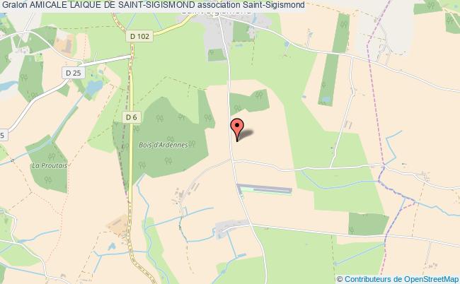 plan association Amicale Laique De Saint-sigismond Saint-Sigismond