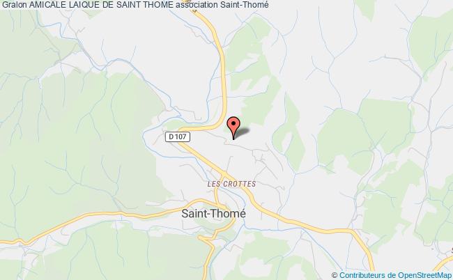 plan association Amicale Laique De Saint Thome Saint-Thomé