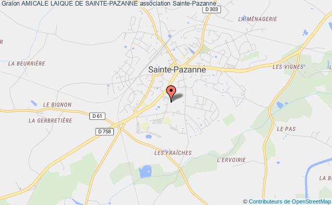 plan association Amicale Laique De Sainte-pazanne Sainte-Pazanne