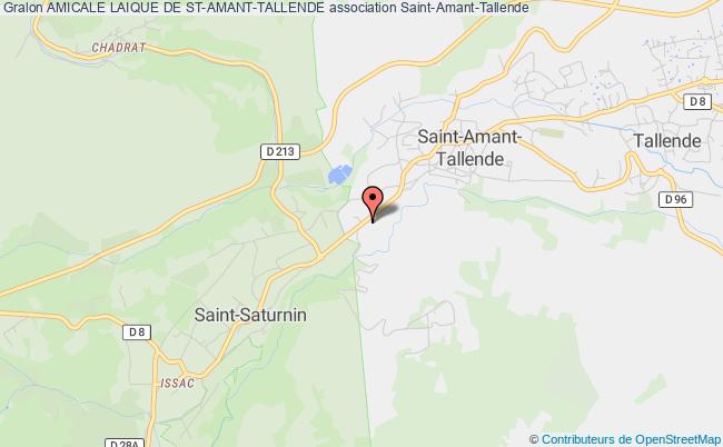plan association Amicale Laique De St-amant-tallende Saint-Amant-Tallende