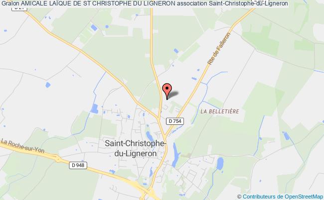 plan association Amicale LaÏque De St Christophe Du Ligneron Saint-Christophe-du-Ligneron