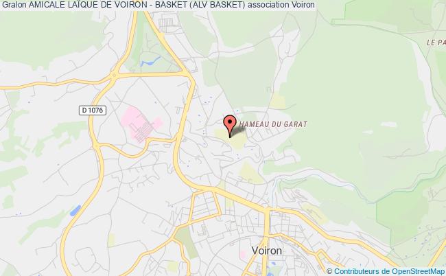 plan association Amicale LaÏque De Voiron - Basket (alv Basket) Voiron