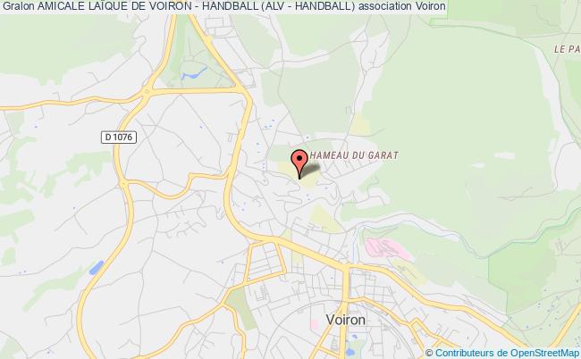 plan association Amicale LaÏque De Voiron - Handball (alv - Handball) Voiron