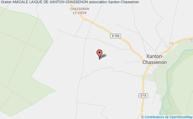 plan association Amicale Laique De Xanton-chassenon Xanton-Chassenon