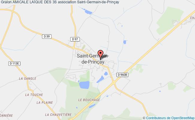 plan association Amicale LaÏque Des 3s Saint-Germain-de-Prinçay