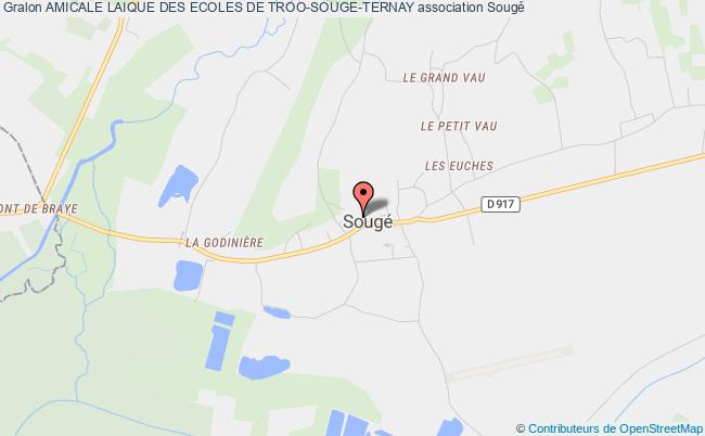 plan association Amicale Laique Des Ecoles De Troo-souge-ternay Sougé