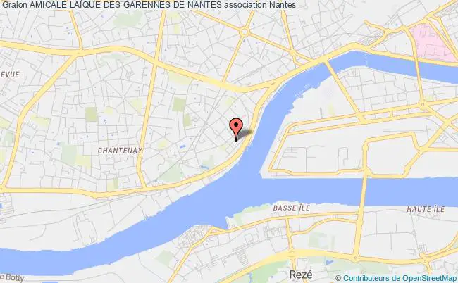 plan association Amicale LaÏque Des Garennes De Nantes Nantes