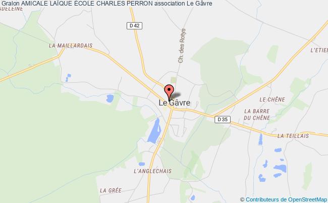 plan association Amicale LaÏque École Charles Perron Le Gâvre