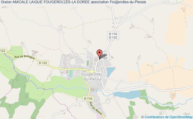 plan association Amicale Laique Fougerolles-la Doree Fougerolles-du-Plessis