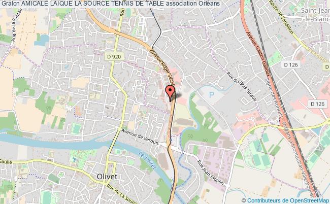 AMICALE LAIQUE LA SOURCE TENNIS DE TABLE