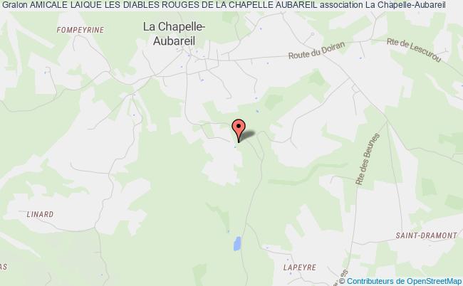 plan association Amicale Laique Les Diables Rouges De La Chapelle Aubareil La Chapelle-Aubareil