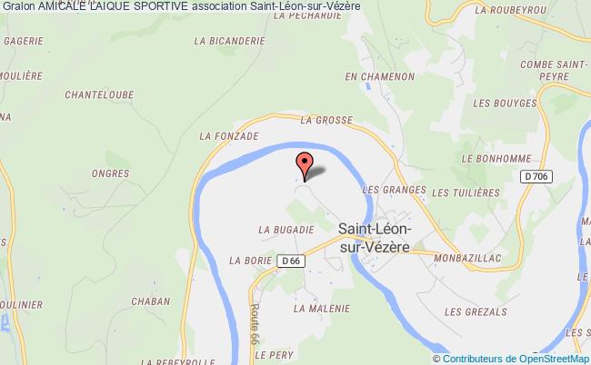 plan association Amicale Laique Sportive Saint-Léon-sur-Vézère