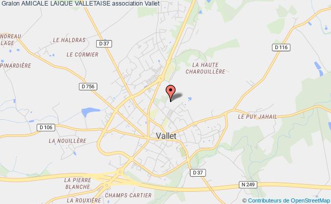 plan association Amicale Laique Valletaise Vallet