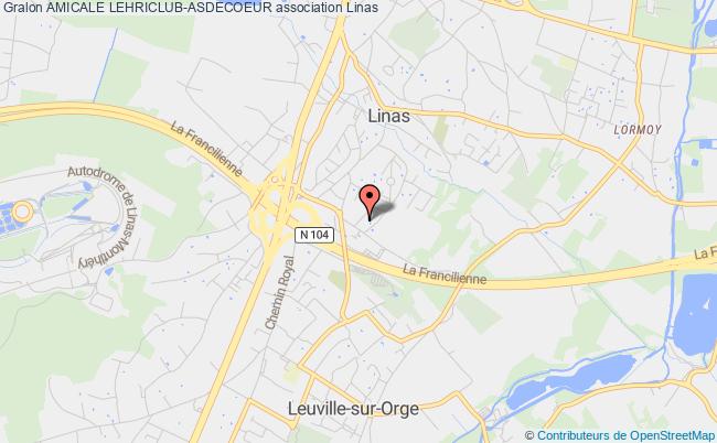 plan association Amicale Lehriclub-asdecoeur Linas