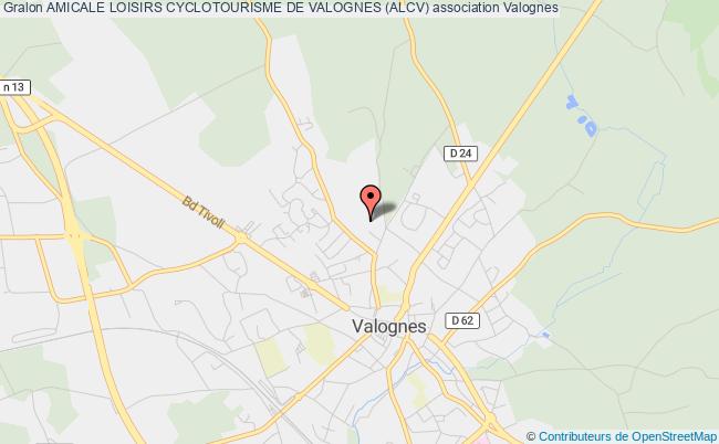 plan association Amicale Loisirs Cyclotourisme De Valognes (alcv) Valognes